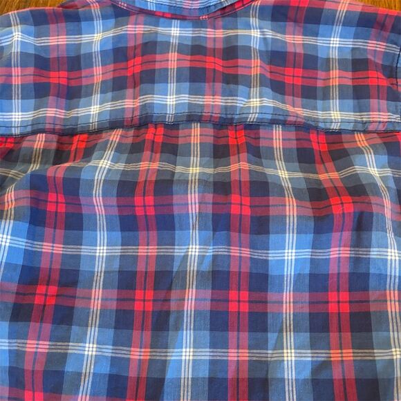 Abercrombie & Fitch Women's XS Plaid Button-Down Shirt Multicolor - Picture 7 of 9